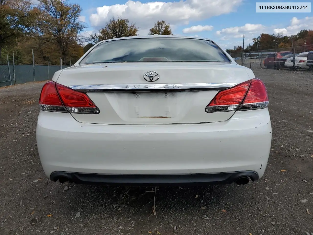 4T1BK3DBXBU413244 2011 Toyota Avalon Base
