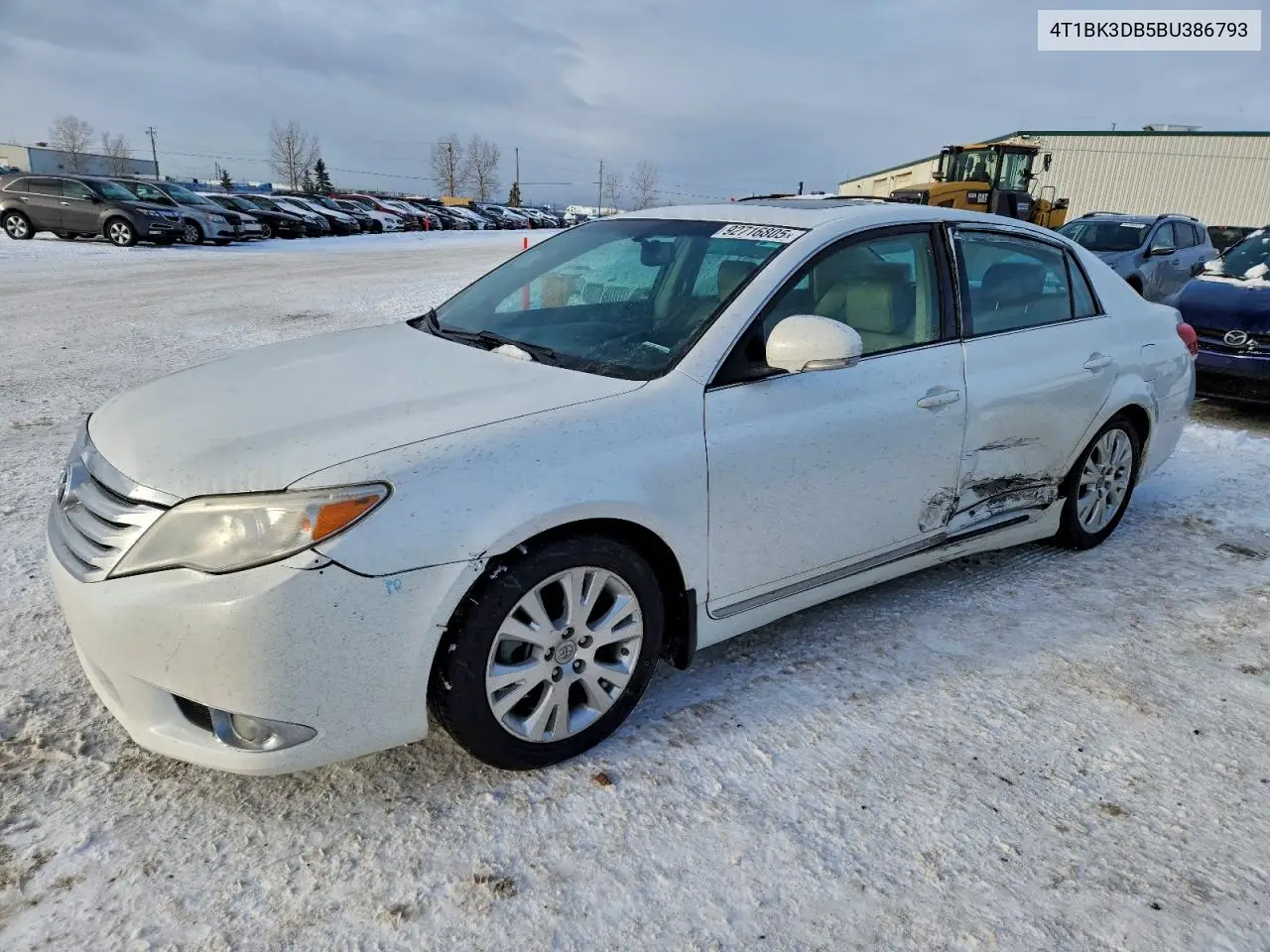 4T1BK3DB5BU386793 2011 Toyota Avalon Base