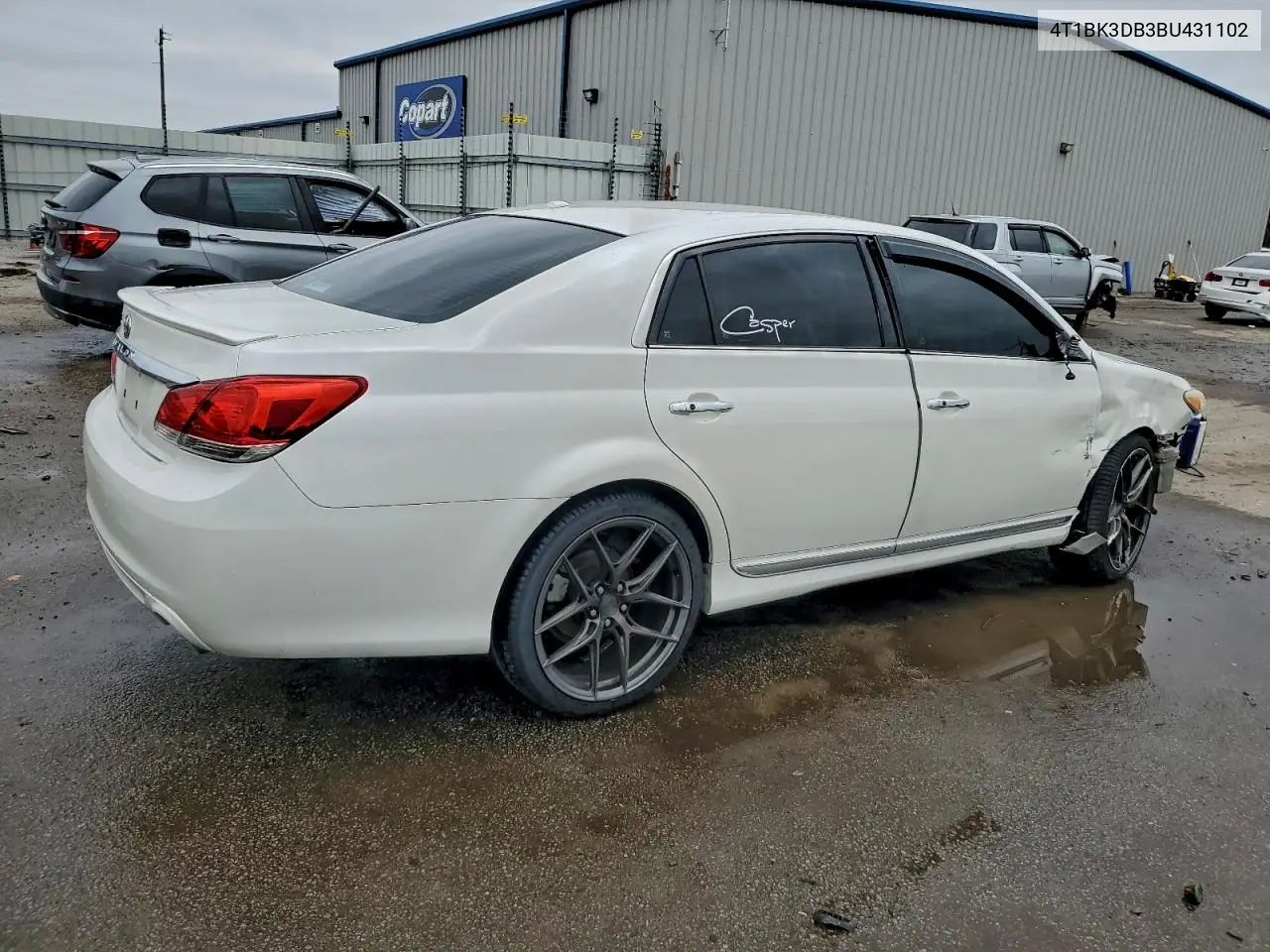 4T1BK3DB3BU431102 2011 Toyota Avalon Base