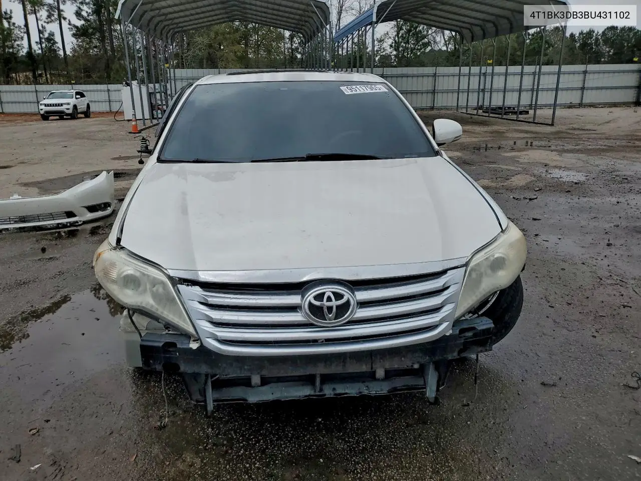 4T1BK3DB3BU431102 2011 Toyota Avalon Base