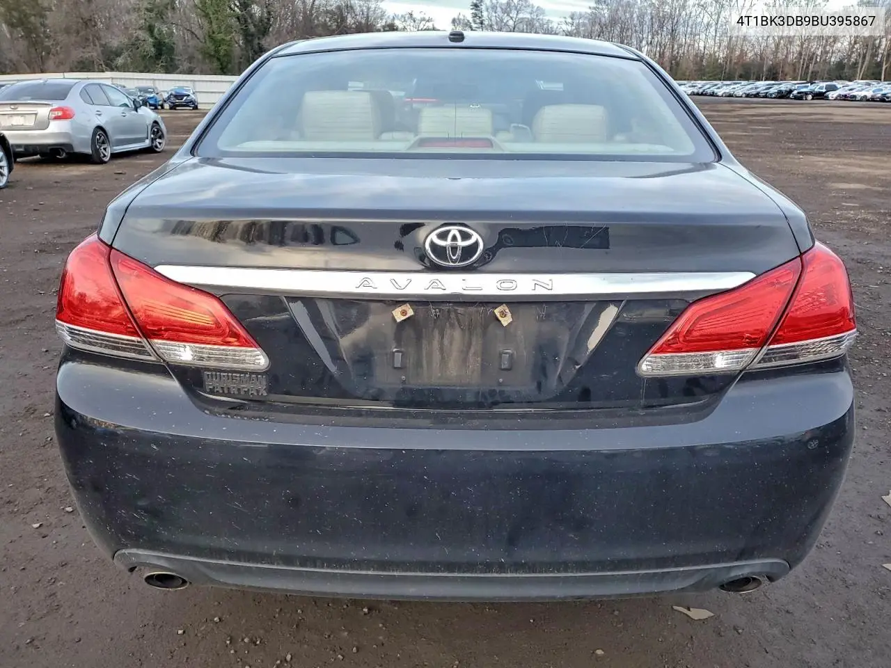 4T1BK3DB9BU395867 2011 Toyota Avalon Base