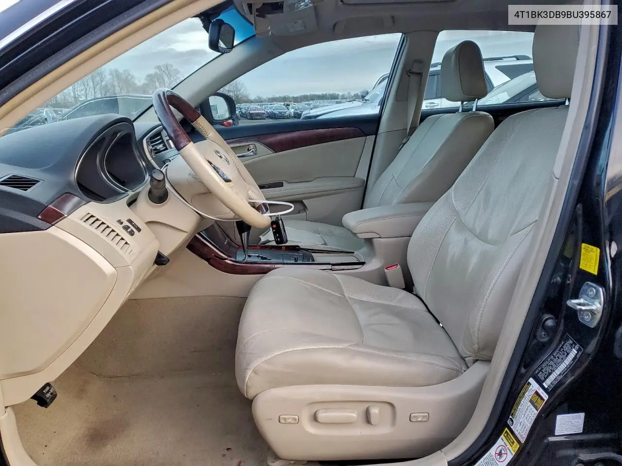 4T1BK3DB9BU395867 2011 Toyota Avalon Base