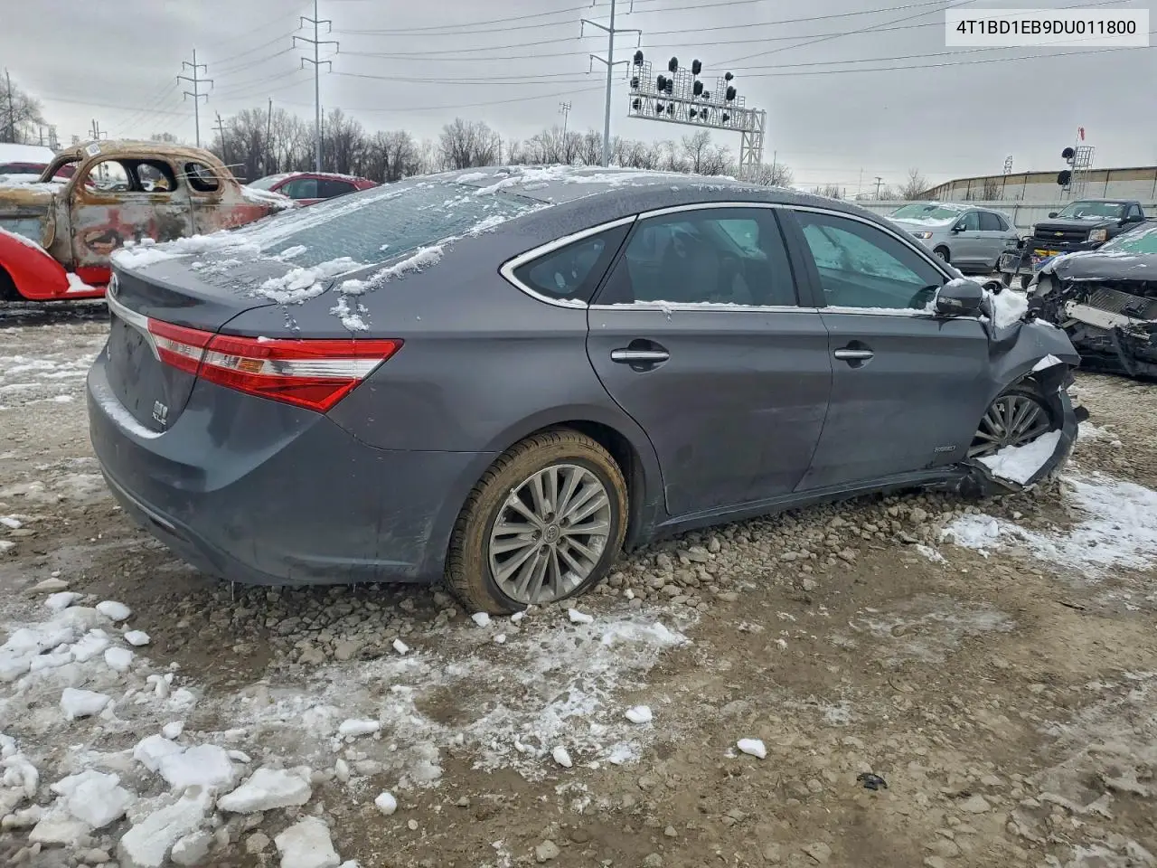 4T1BD1EB9DU011800 2013 Toyota Avalon Hybrid