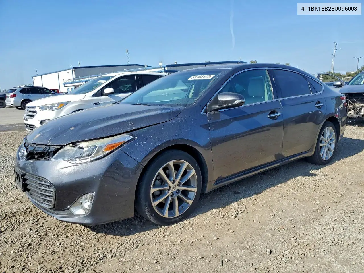 4T1BK1EB2EU096003 2014 Toyota Avalon Base