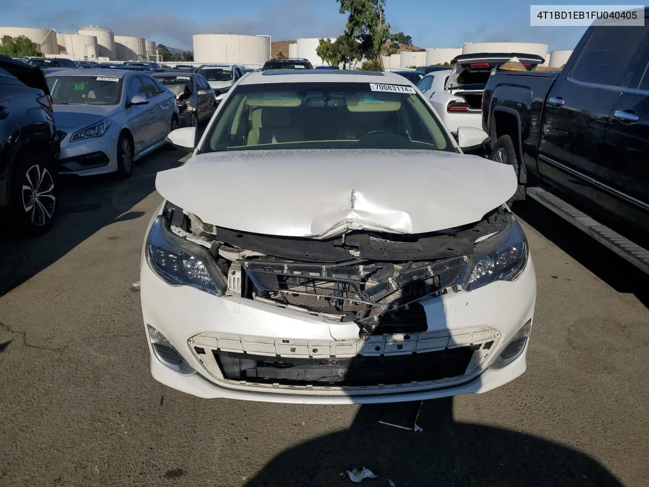 2015 Toyota Avalon Hybrid VIN: 4T1BD1EB1FU040405 Lot: 70083114