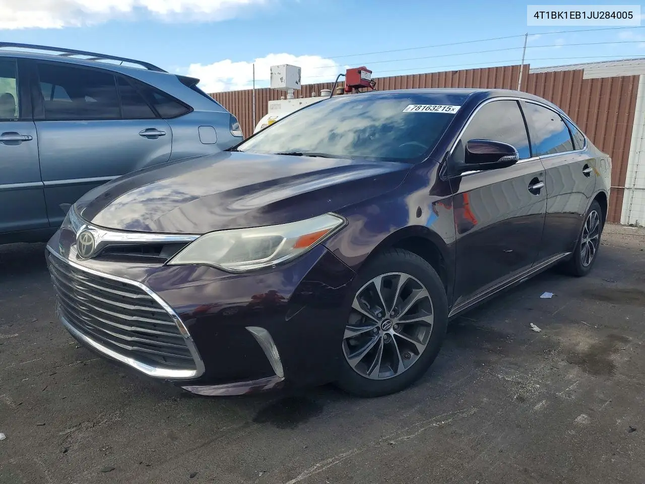 4T1BK1EB1JU284005 2018 Toyota Avalon Xle