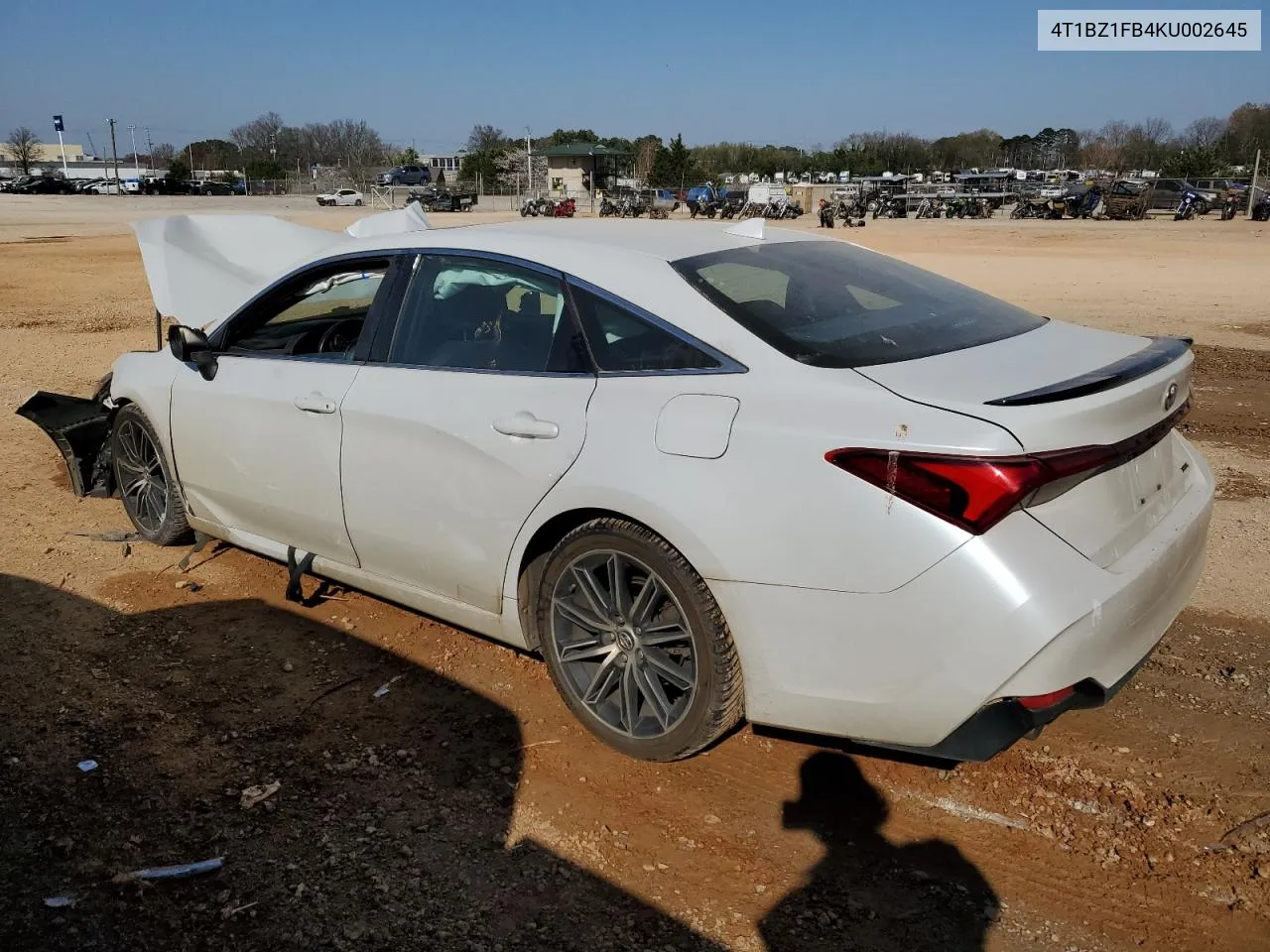 Auction sale of the 2019 Toyota Avalon , vin: 4T1BZ1FB4KU002645, lot number: 47594934