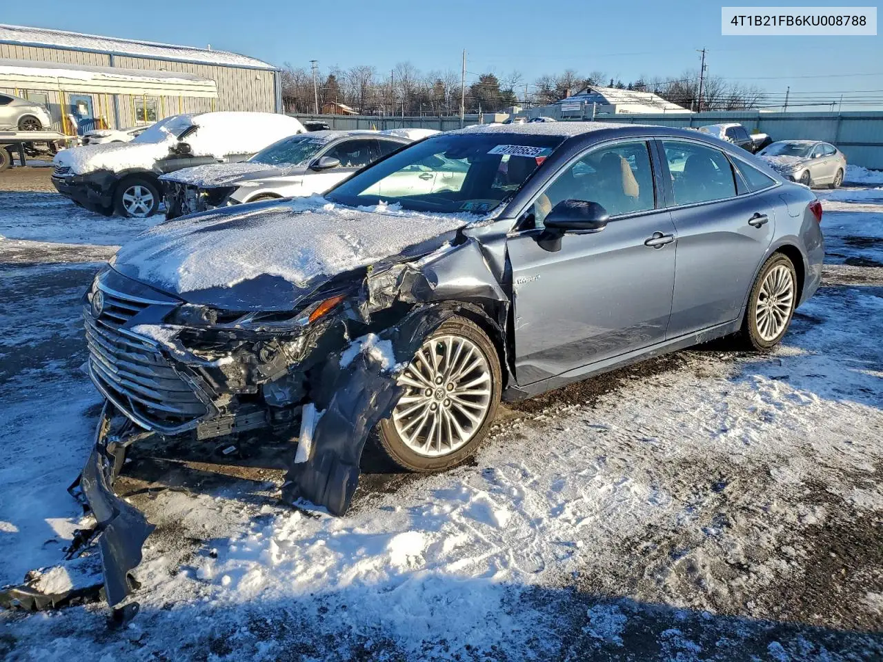 4T1B21FB6KU008788 2019 Toyota Avalon Xle