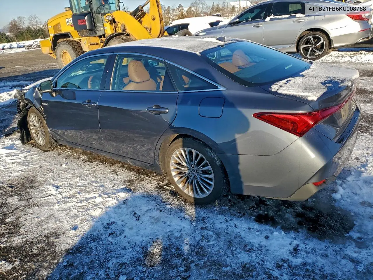4T1B21FB6KU008788 2019 Toyota Avalon Xle