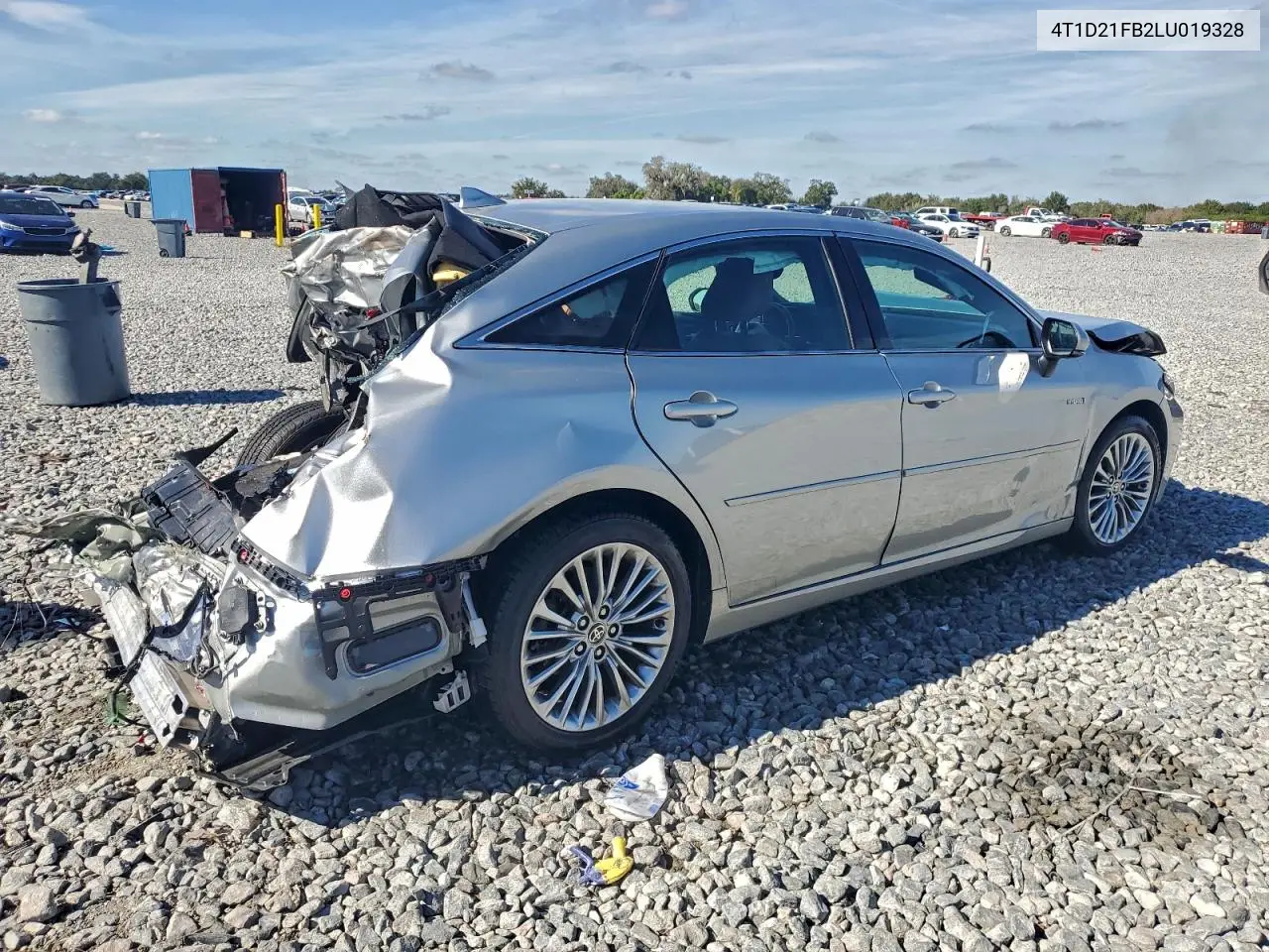 4T1D21FB2LU019328 2020 Toyota Avalon Limited