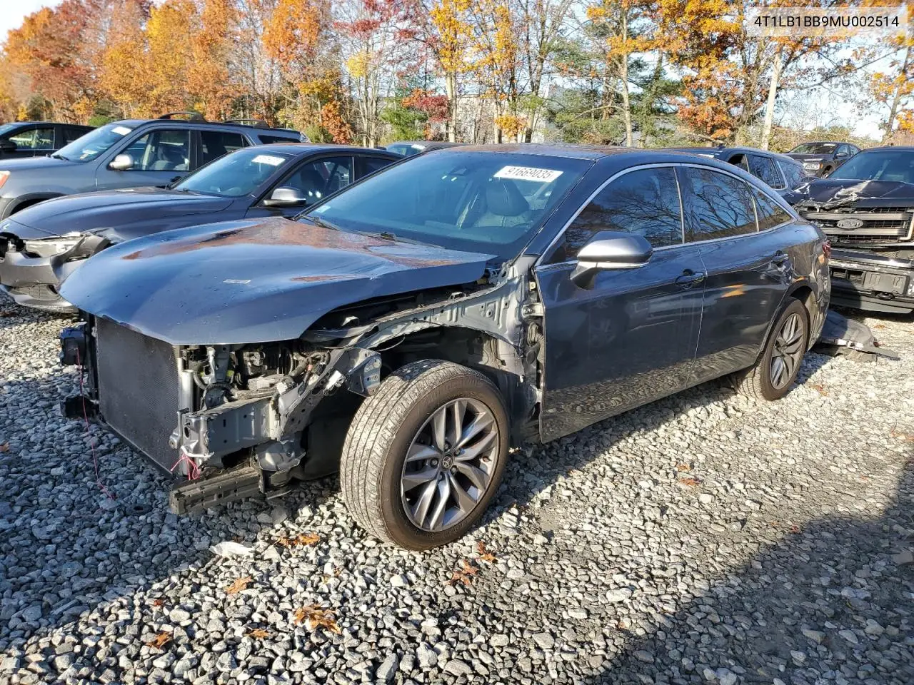 4T1LB1BB9MU002514 2021 Toyota Avalon Xle