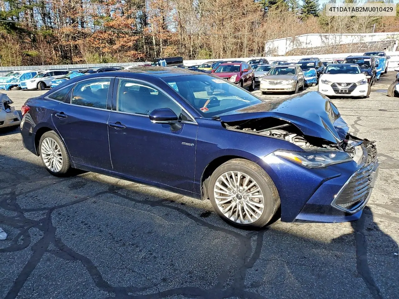 4T1DA1AB2MU010429 2021 Toyota Avalon Limited