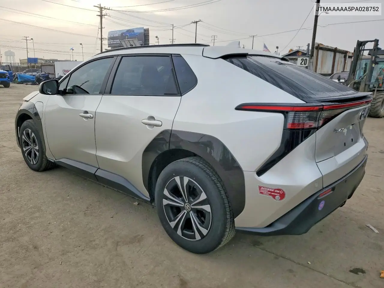 JTMAAAAA5PA028752 2023 Toyota Bz4X Xle