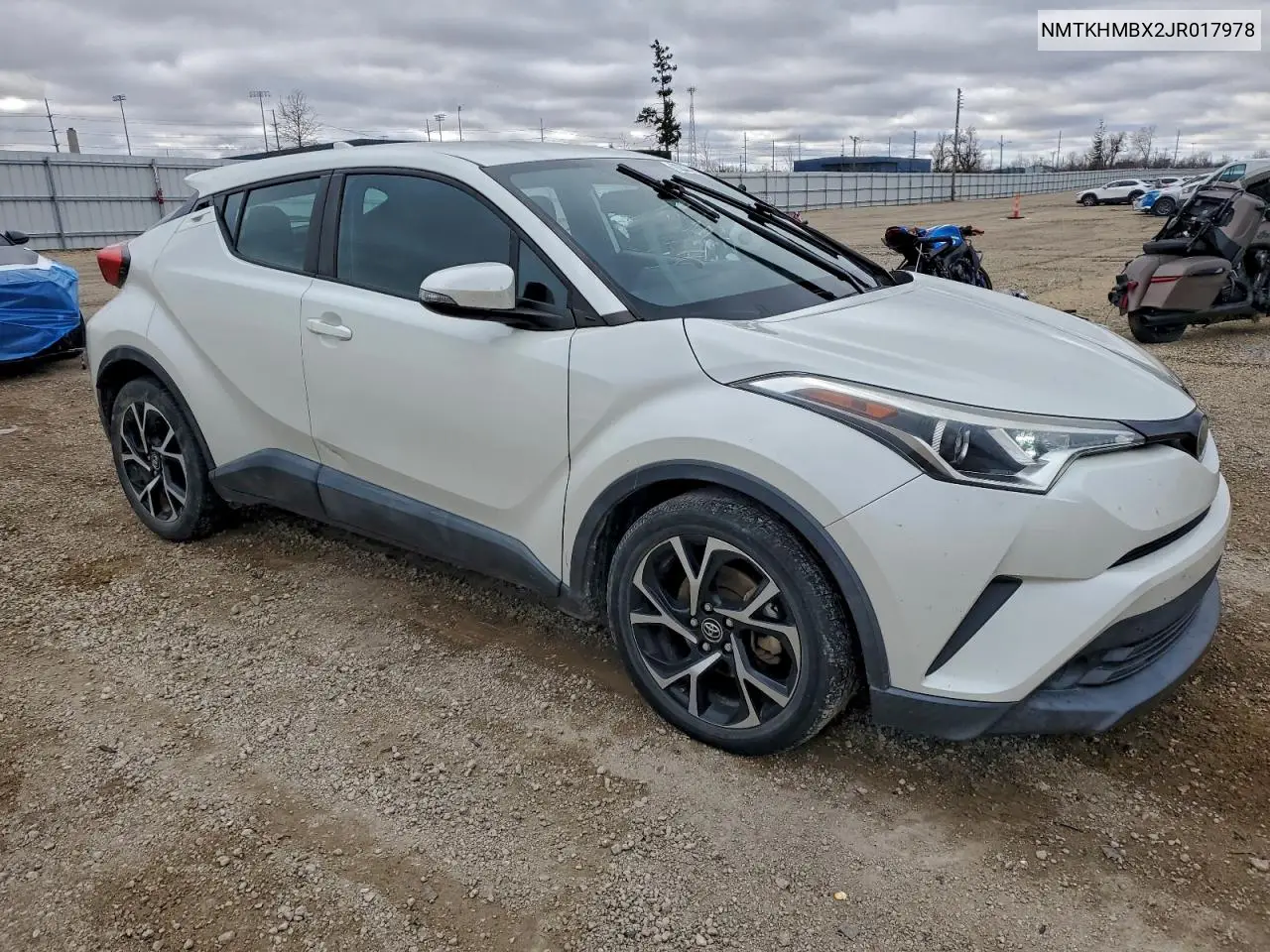 NMTKHMBX2JR017978 2018 Toyota C-Hr Xle