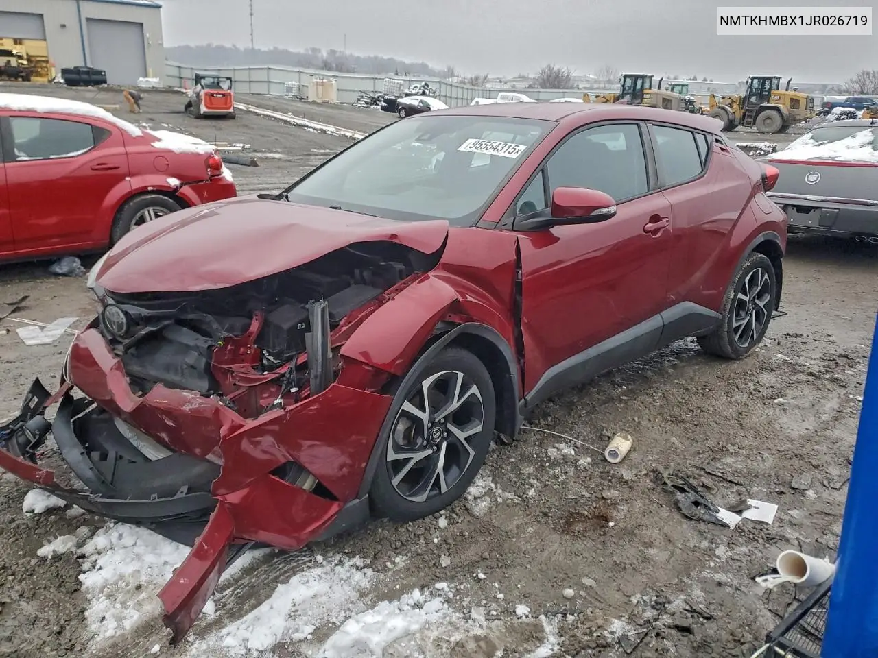 NMTKHMBX1JR026719 2018 Toyota C-Hr Xle