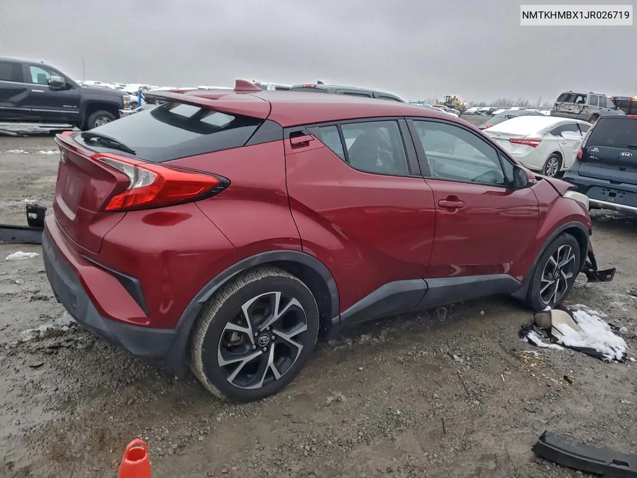 NMTKHMBX1JR026719 2018 Toyota C-Hr Xle