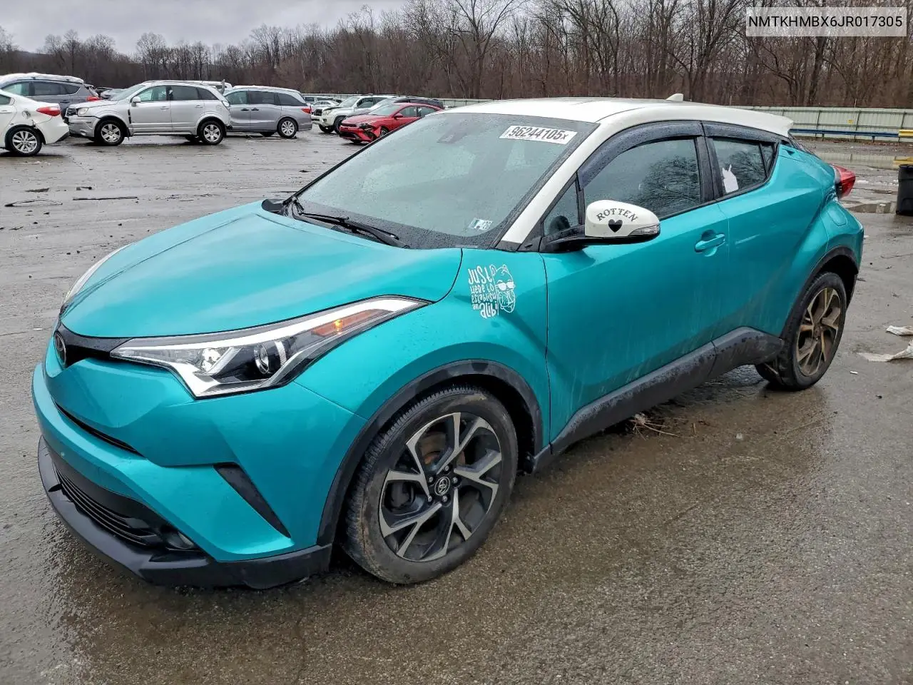 NMTKHMBX6JR017305 2018 Toyota C-Hr Xle