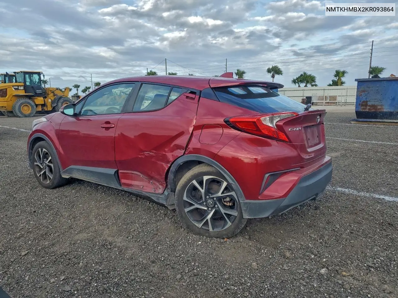 NMTKHMBX2KR093864 2019 Toyota C-Hr Xle