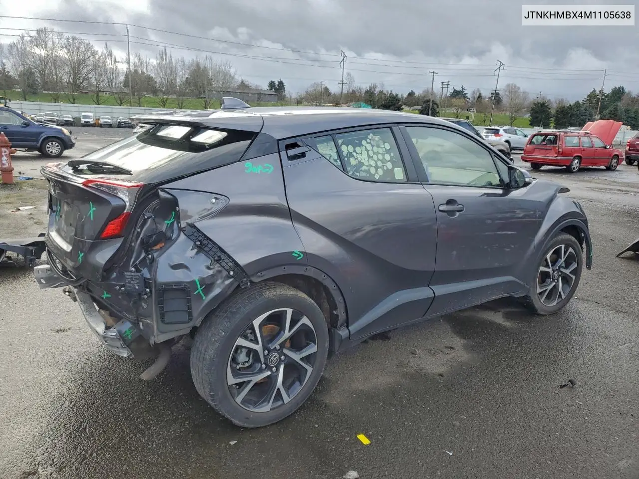 JTNKHMBX4M1105638 2021 Toyota C-Hr Xle