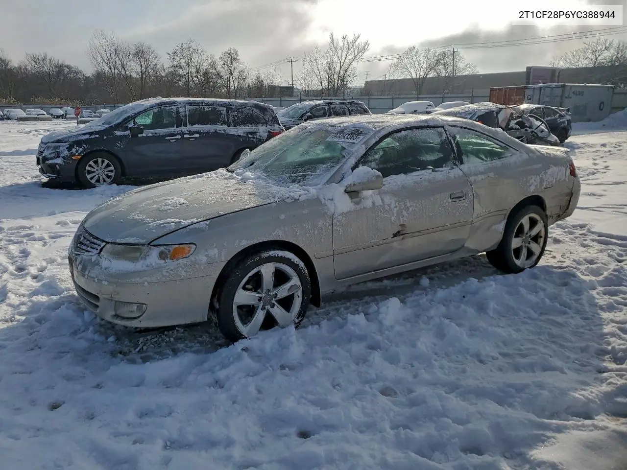 2T1CF28P6YC388944 2000 Toyota Camry Solara Se