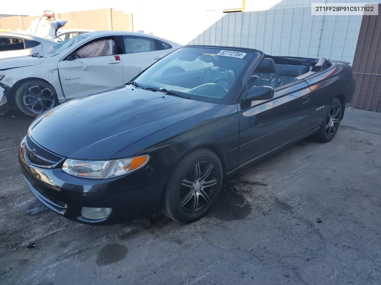 2001 Toyota Camry Solara Se VIN: 2T1FF28P91C517522 Lot: 82712704