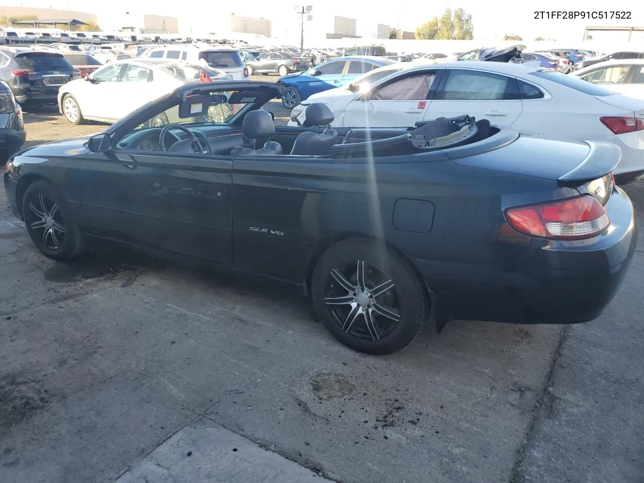 2001 Toyota Camry Solara Se VIN: 2T1FF28P91C517522 Lot: 82712704