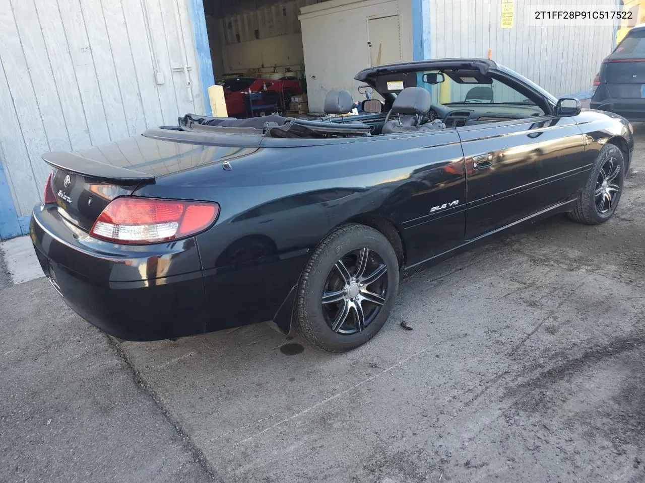 2001 Toyota Camry Solara Se VIN: 2T1FF28P91C517522 Lot: 82712704