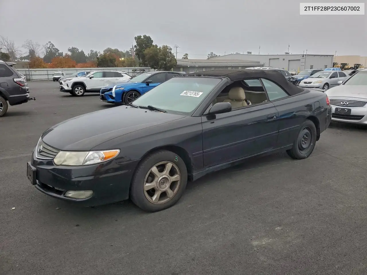 2T1FF28P23C607002 2003 Toyota Camry Solara Se
