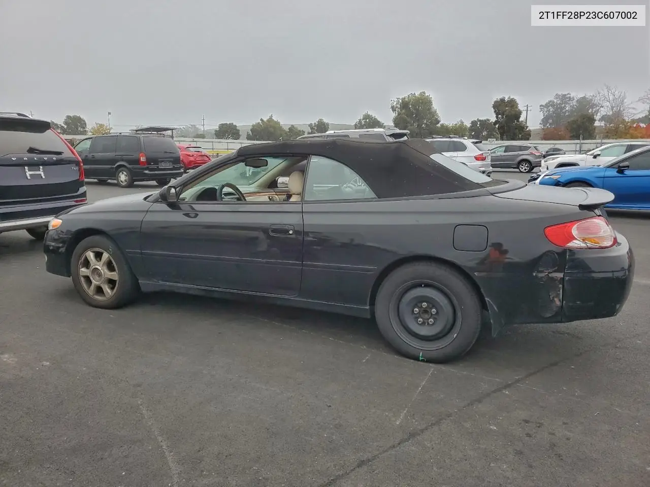 2T1FF28P23C607002 2003 Toyota Camry Solara Se