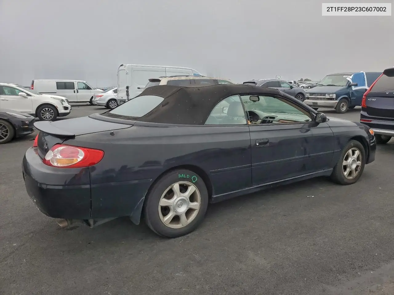2T1FF28P23C607002 2003 Toyota Camry Solara Se