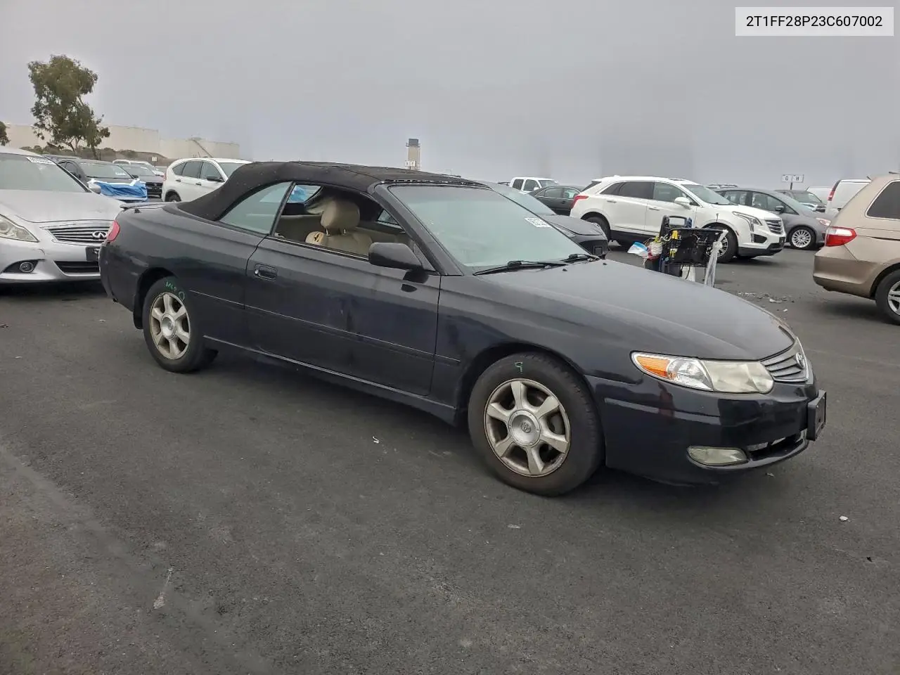 2T1FF28P23C607002 2003 Toyota Camry Solara Se