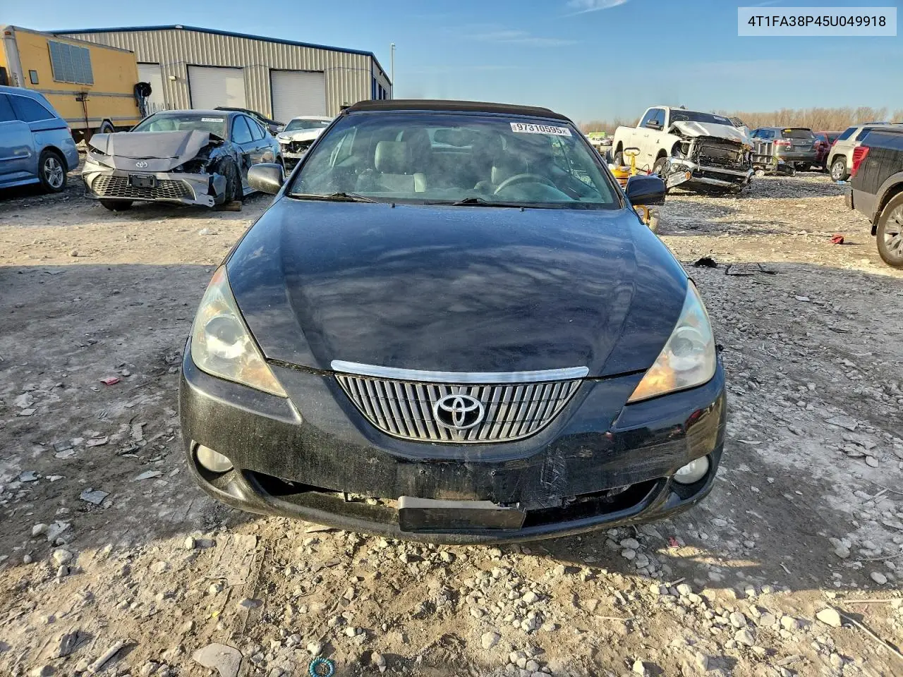 4T1FA38P45U049918 2005 Toyota Camry Solara Se