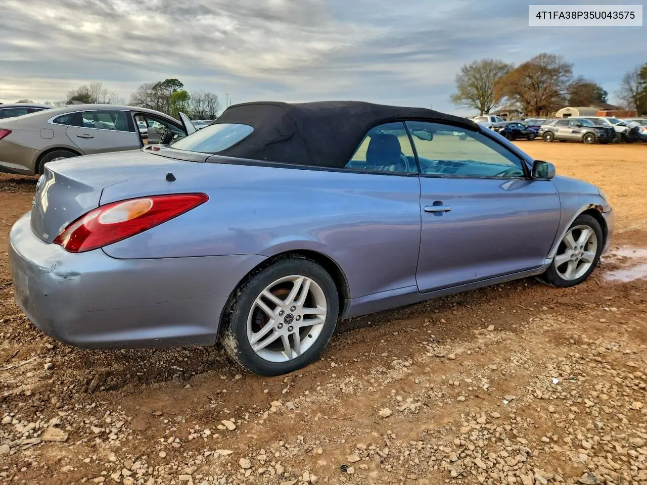 4T1FA38P35U043575 2005 Toyota Camry Solara Se