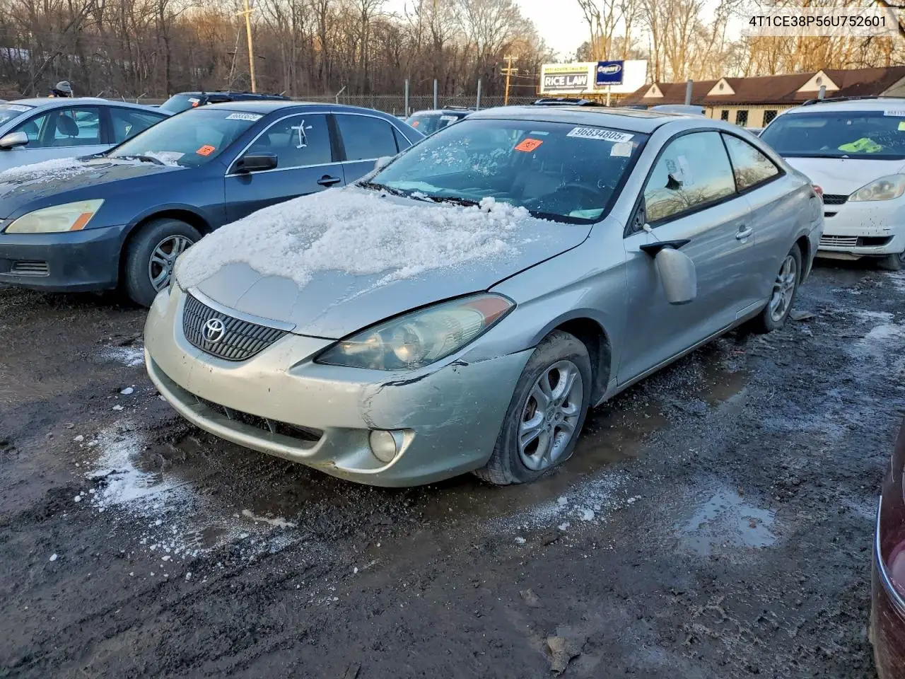 4T1CE38P56U752601 2006 Toyota Camry Solara Se