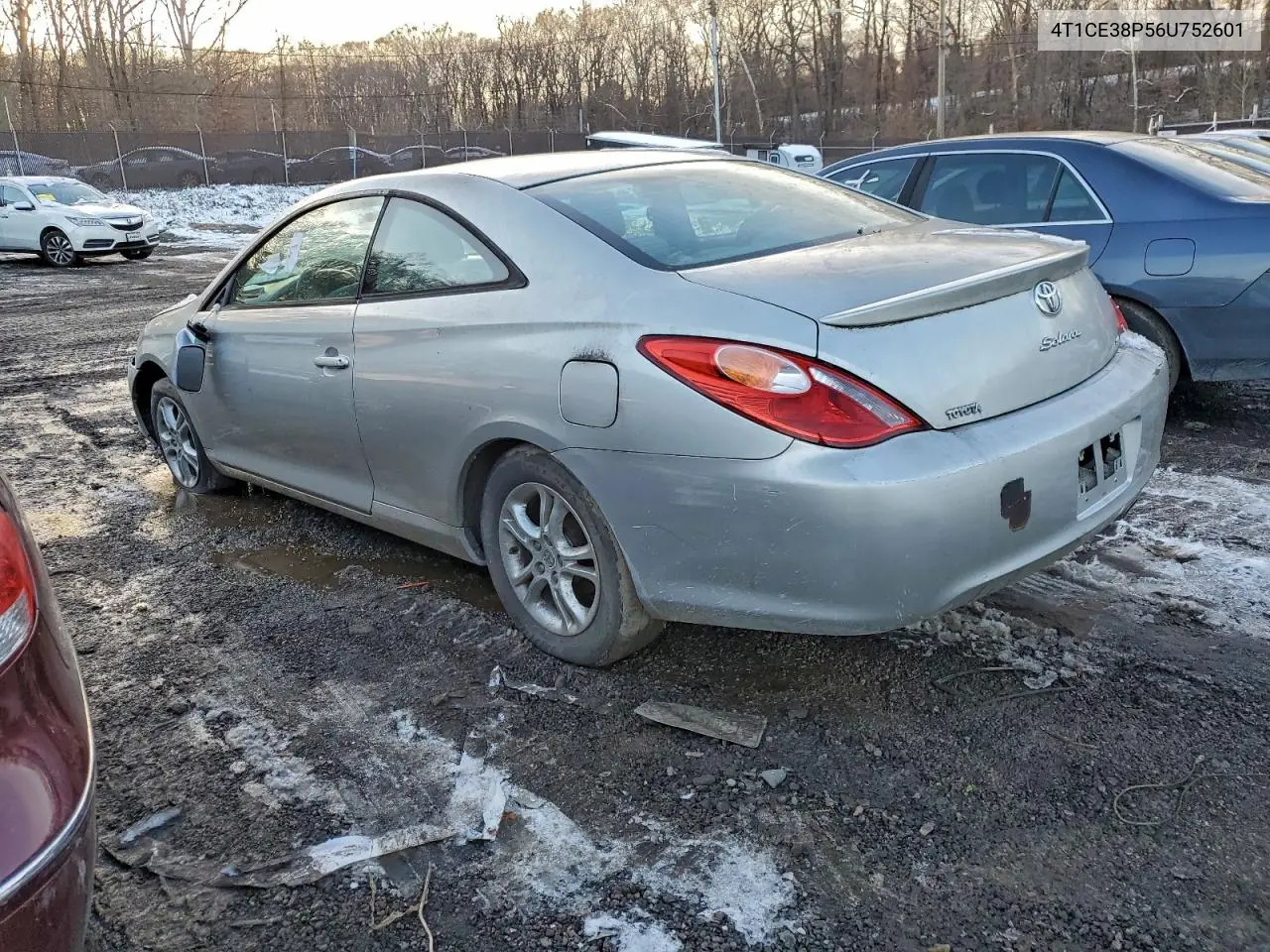 4T1CE38P56U752601 2006 Toyota Camry Solara Se