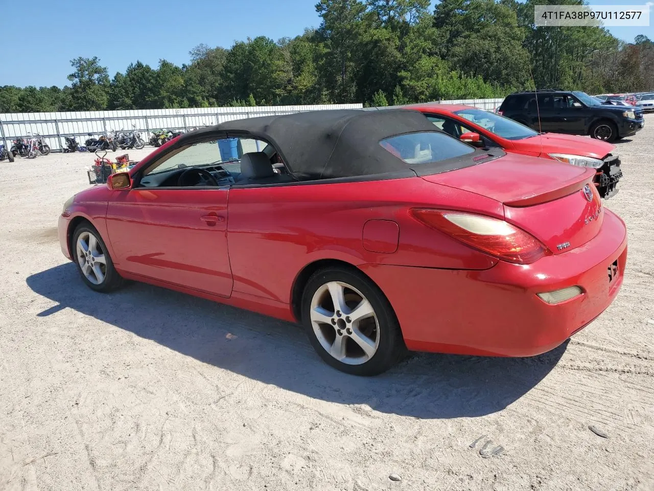 4T1FA38P97U112577 2007 Toyota Camry Solara Se