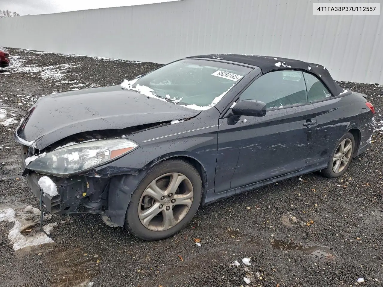 4T1FA38P37U112557 2007 Toyota Camry Solara Se