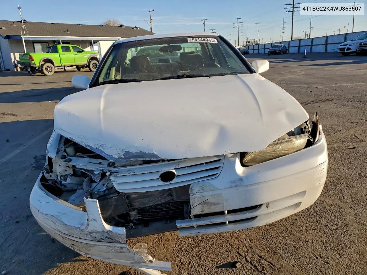 4T1BG22K4WU363607 1998 Toyota Camry Ce