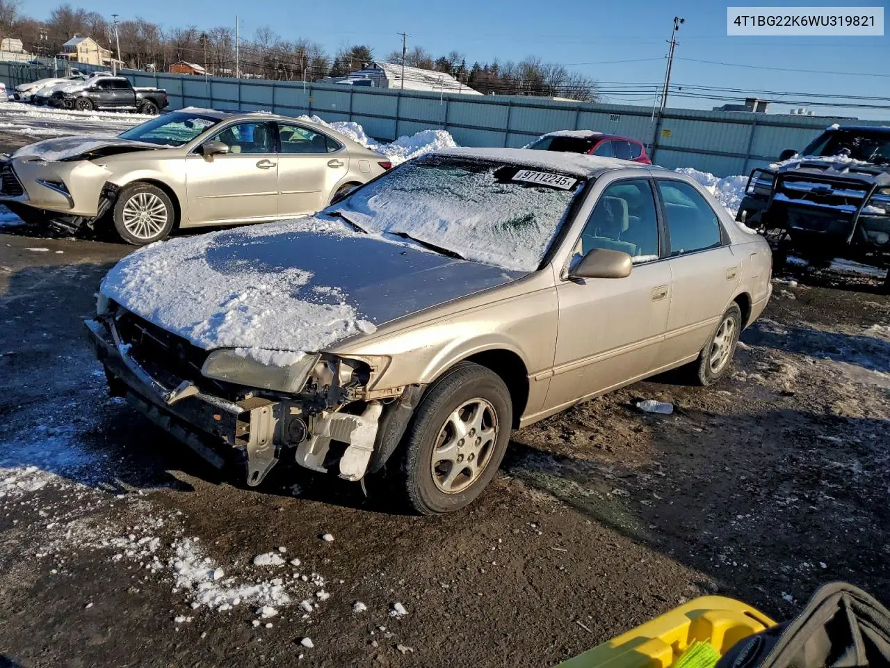4T1BG22K6WU319821 1998 Toyota Camry Ce