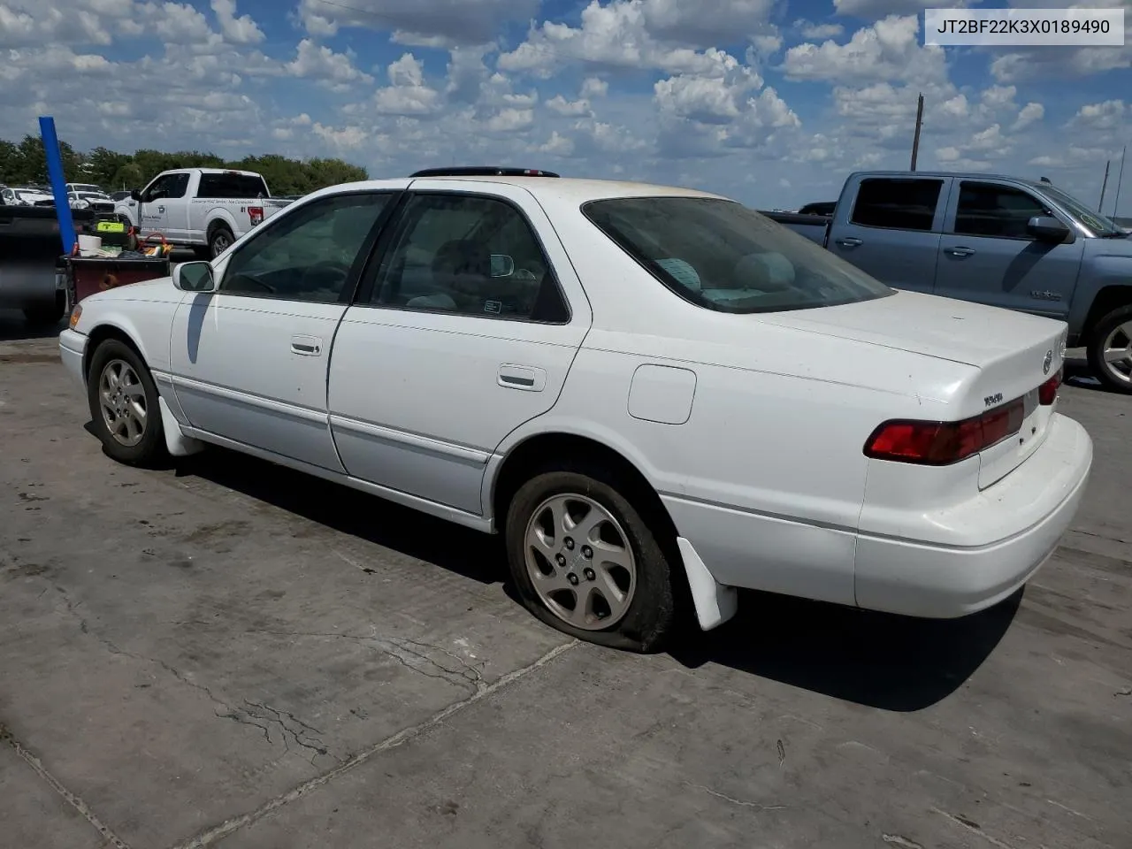 1999 Toyota Camry Le VIN: JT2BF22K3X0189490 Lot: 67501454