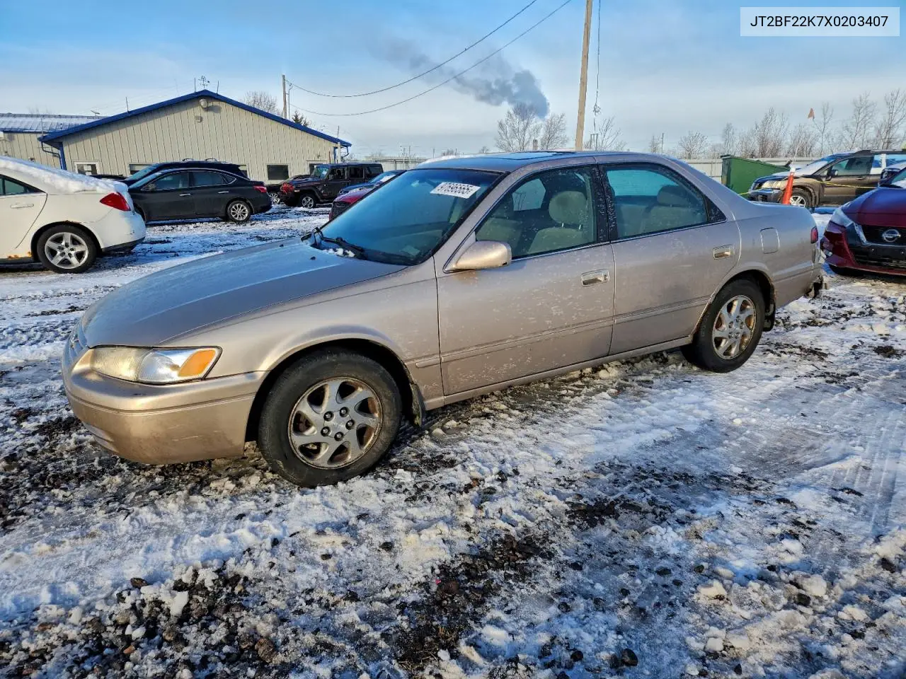 JT2BF22K7X0203407 1999 Toyota Camry