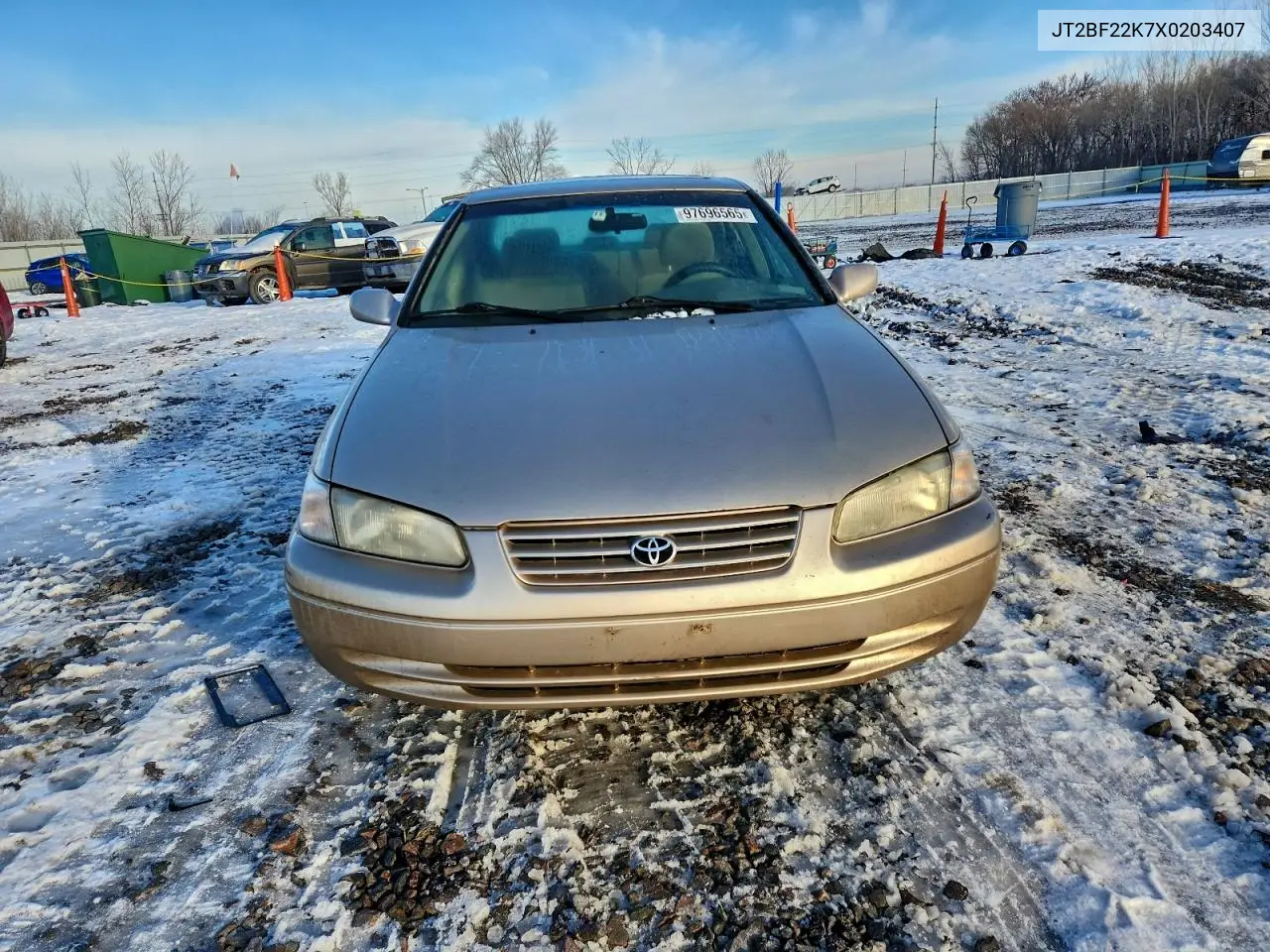 JT2BF22K7X0203407 1999 Toyota Camry