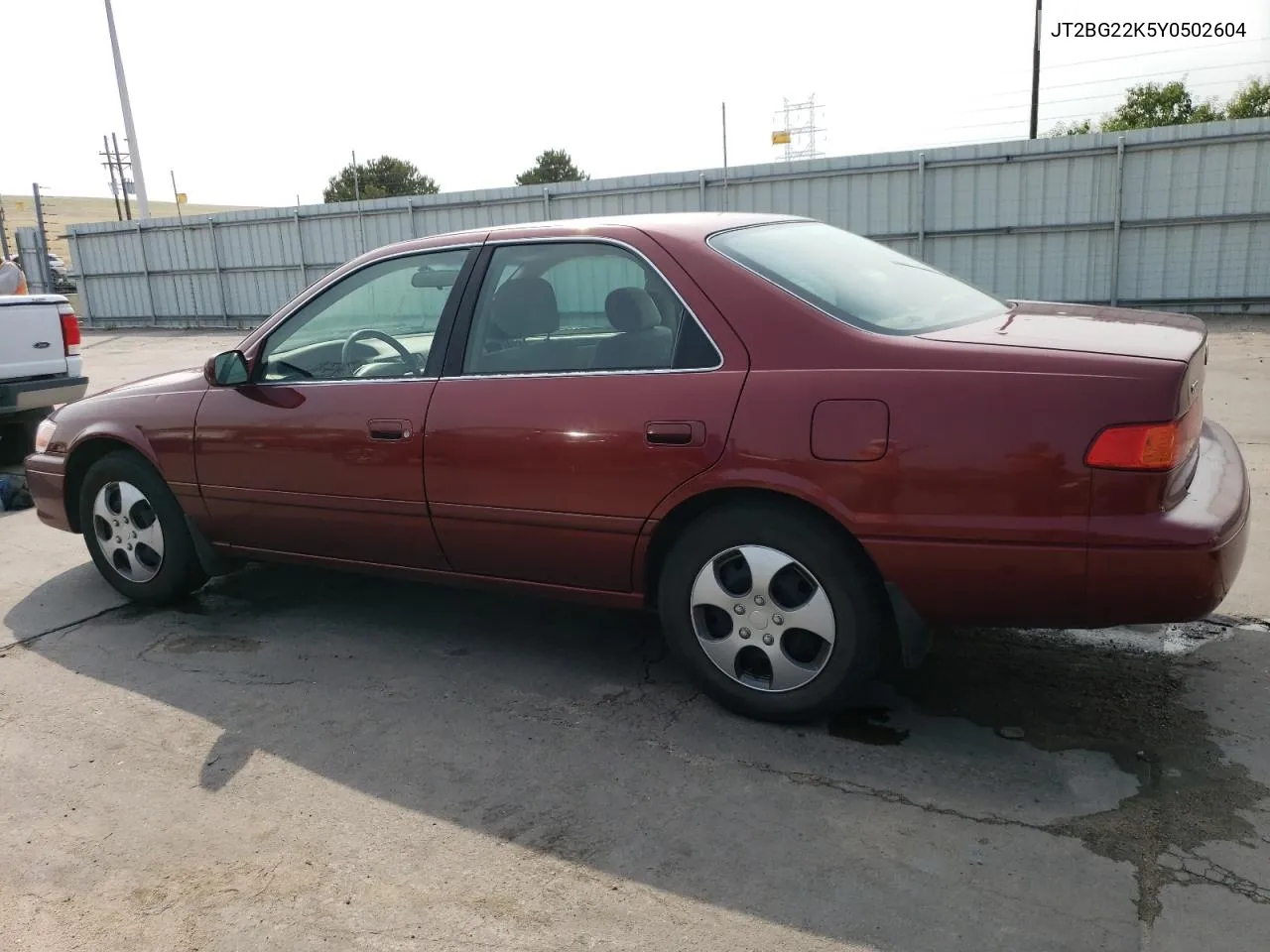 2000 Toyota Camry Ce VIN: JT2BG22K5Y0502604 Lot: 62347494