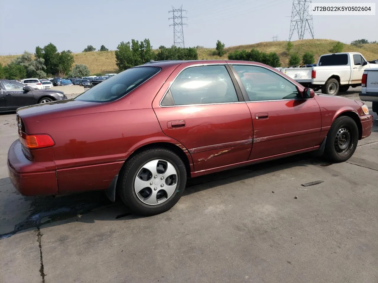 2000 Toyota Camry Ce VIN: JT2BG22K5Y0502604 Lot: 62347494