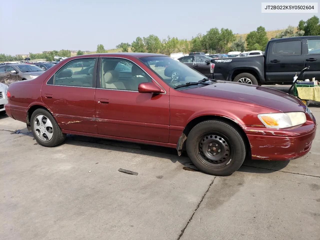 2000 Toyota Camry Ce VIN: JT2BG22K5Y0502604 Lot: 62347494