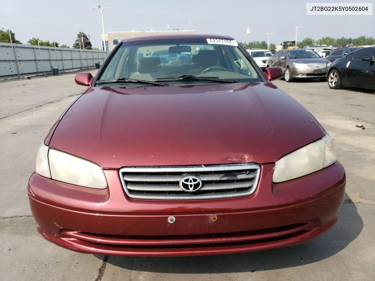 2000 Toyota Camry Ce VIN: JT2BG22K5Y0502604 Lot: 62347494