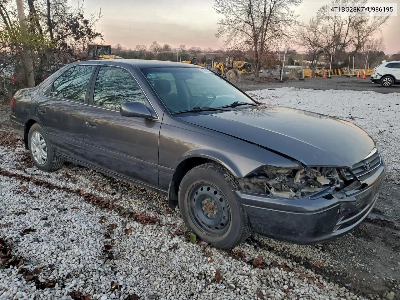 4T1BG28K7YU986195 2000 Toyota Camry Ce