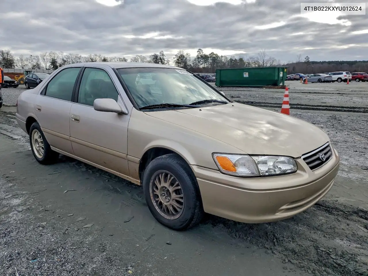 4T1BG22KXYU012624 2000 Toyota Camry Ce