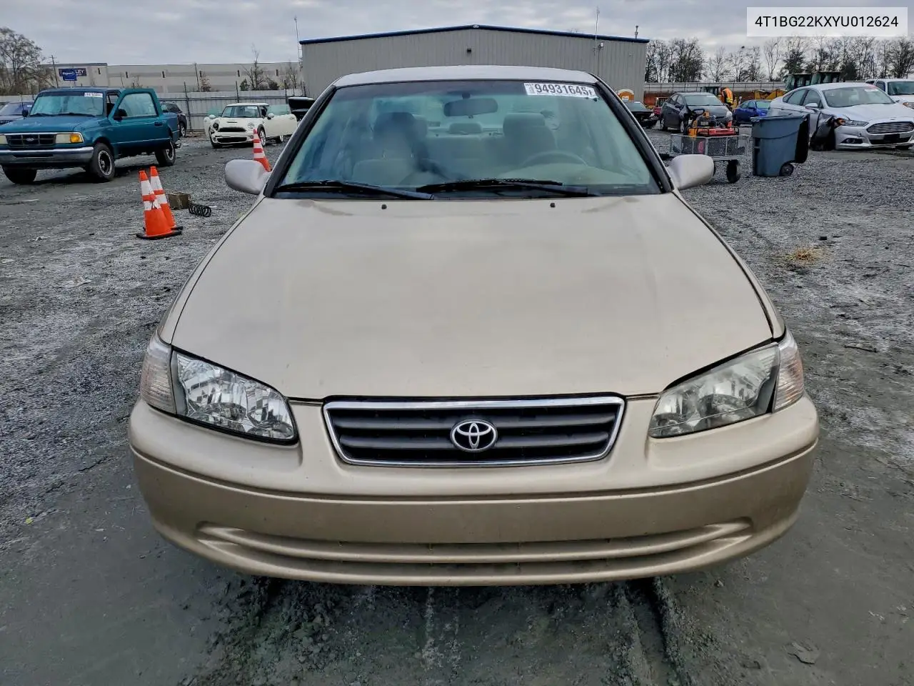 4T1BG22KXYU012624 2000 Toyota Camry Ce
