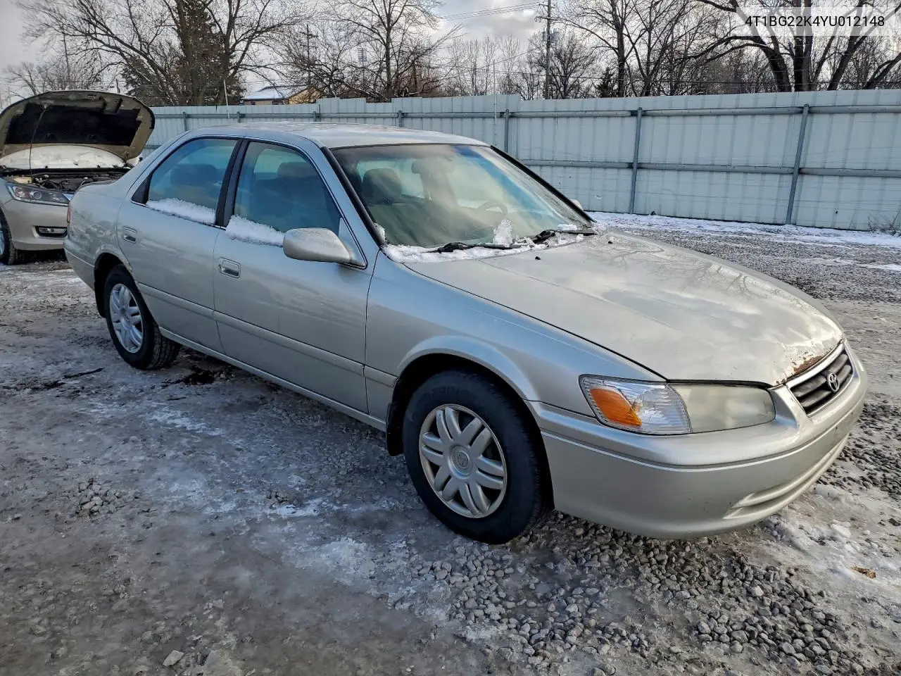 4T1BG22K4YU012148 2000 Toyota Camry Ce
